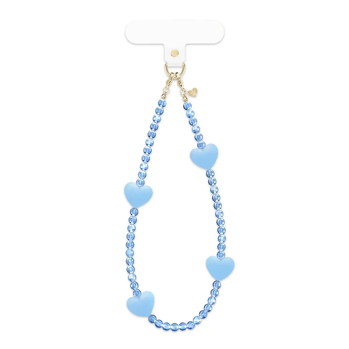 Blue Heart Phone Charm