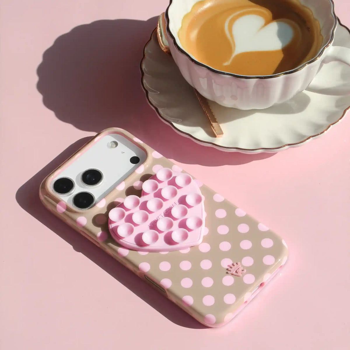 Strawberry Milk Heart MagSafe MightyGrip