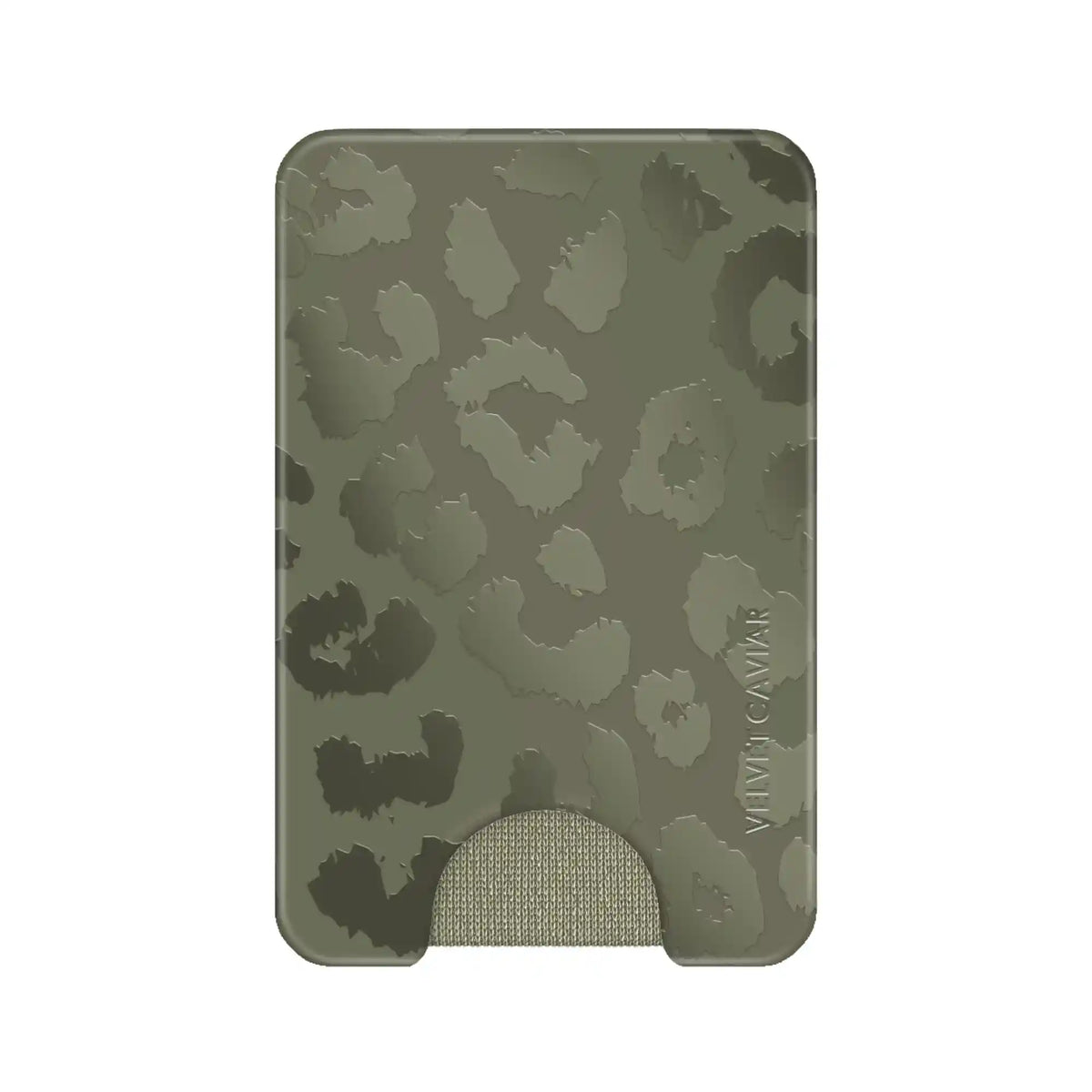 Olive Leopard MagSafe Wallet
