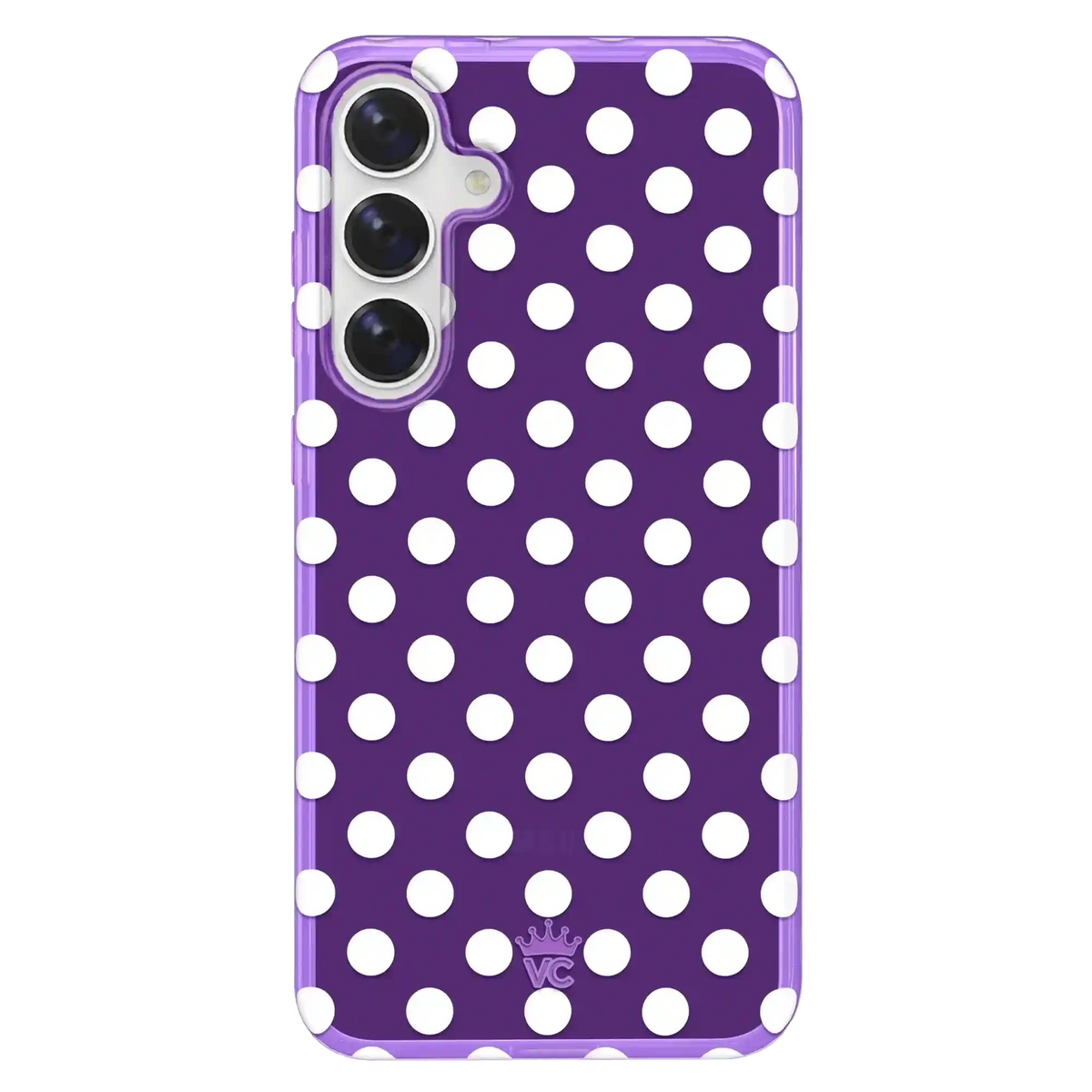 Violet Glow Polka Dot Samsung Case