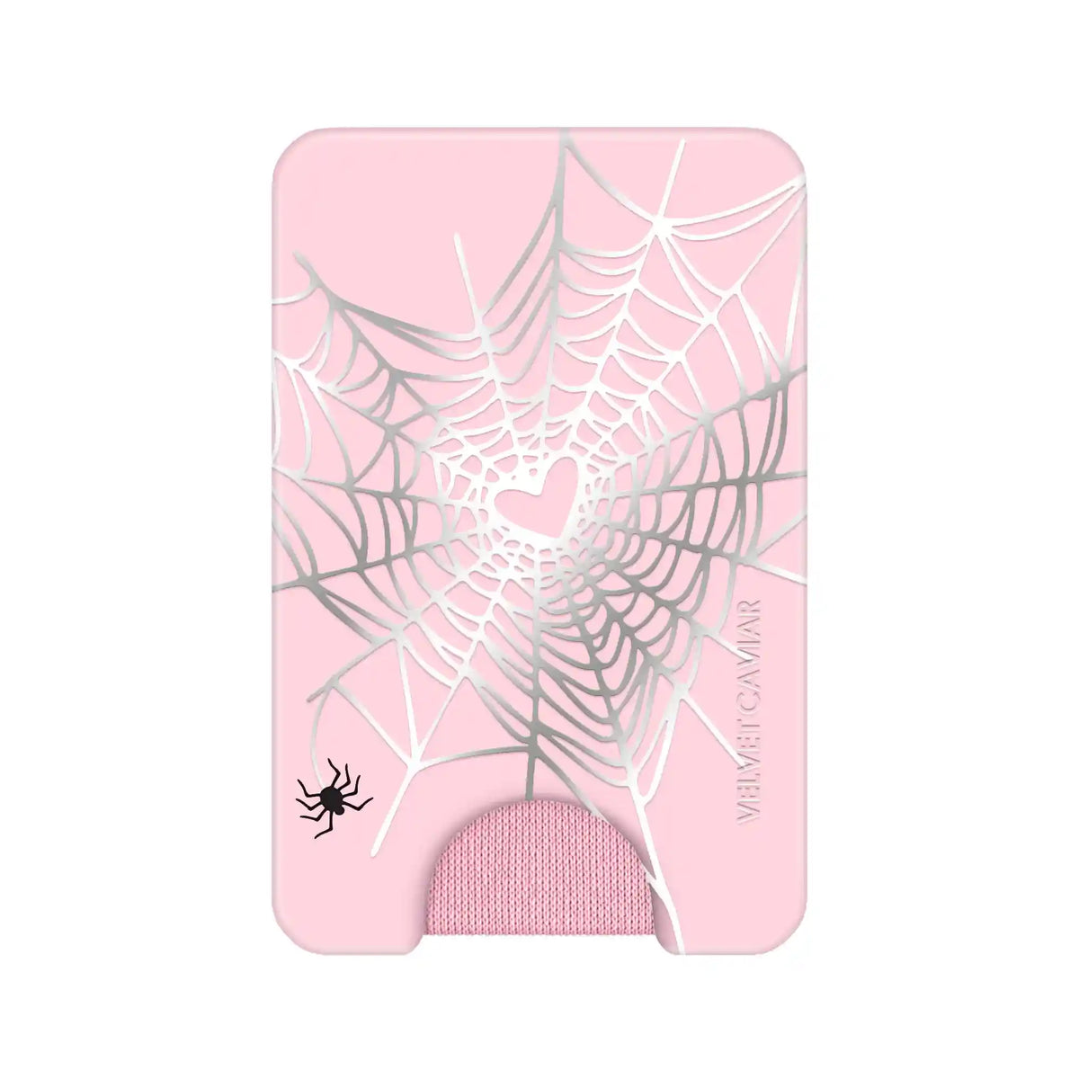 Widow’s Web Chrome MagSafe Wallet