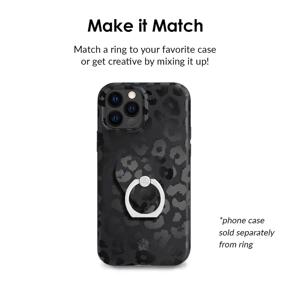Black Leopard Phone Ring