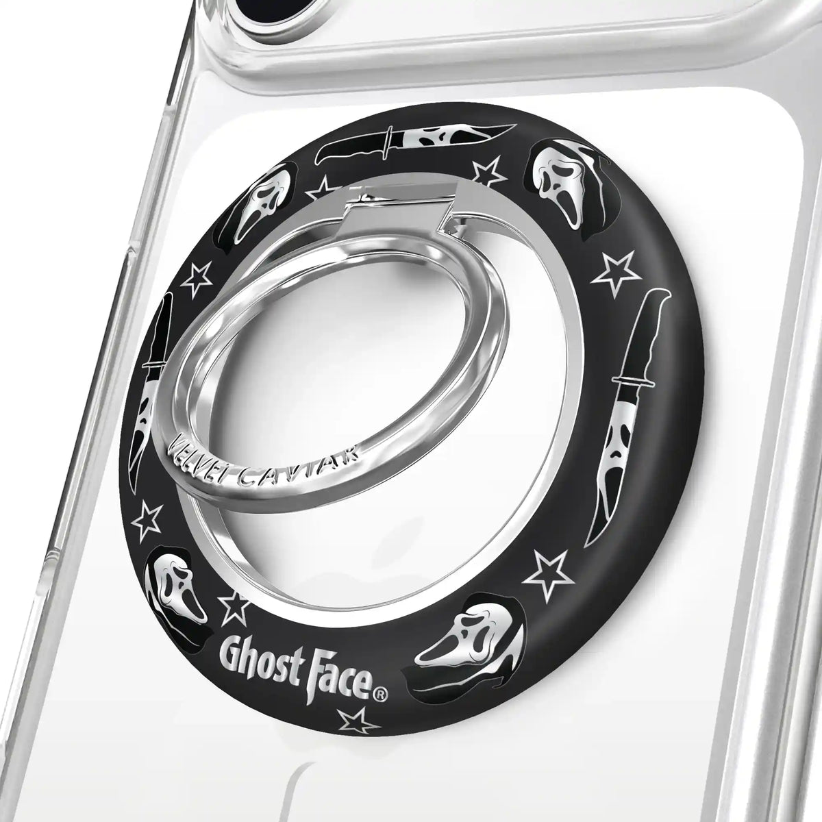 Ghost Face Killer Chrome MagSafe Grip Ring