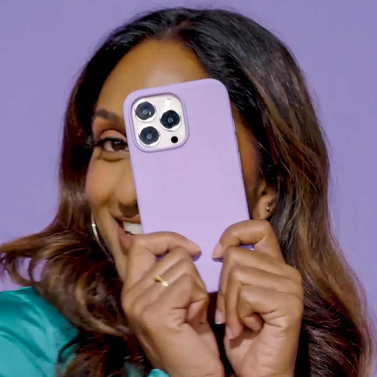 Purple Silicone iPhone Case
