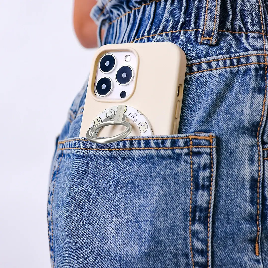 Smiley MagSafe Grip Ring
