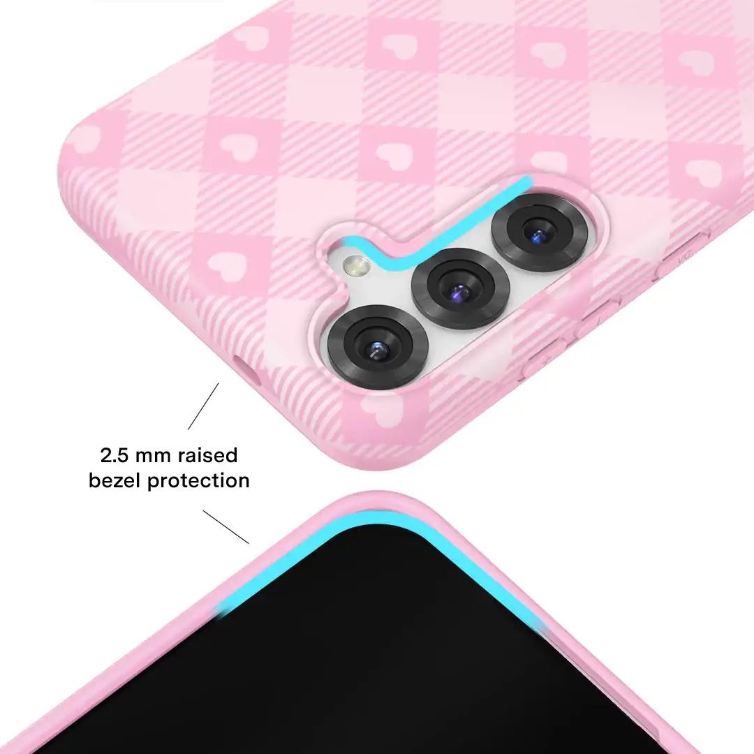 Dolly Pink Gingham Samsung Case