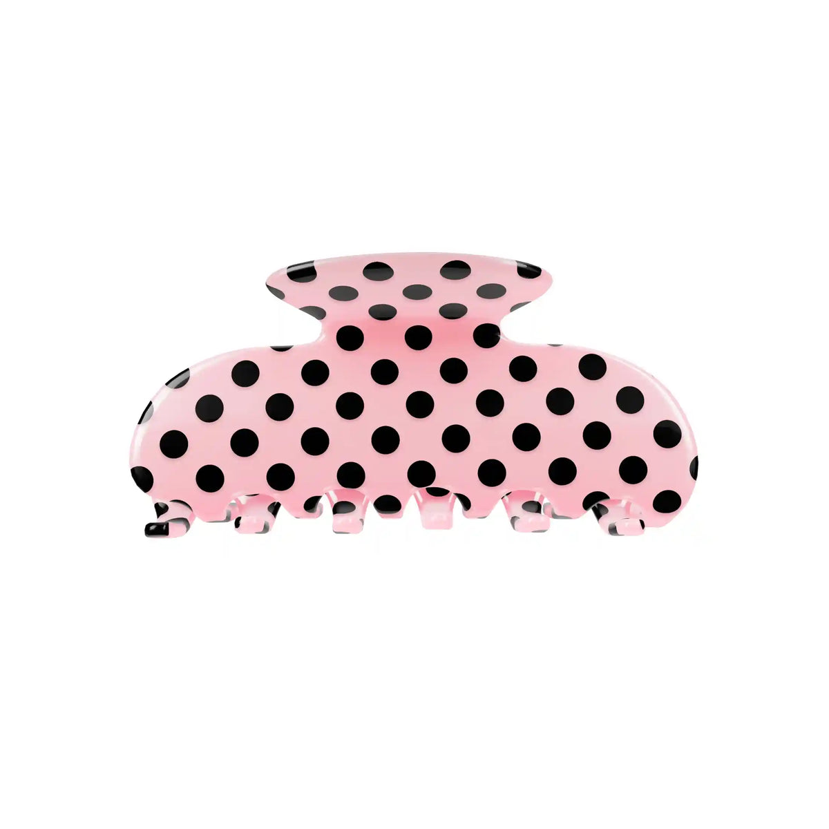 Princess Pink Polkadot Hair Clip