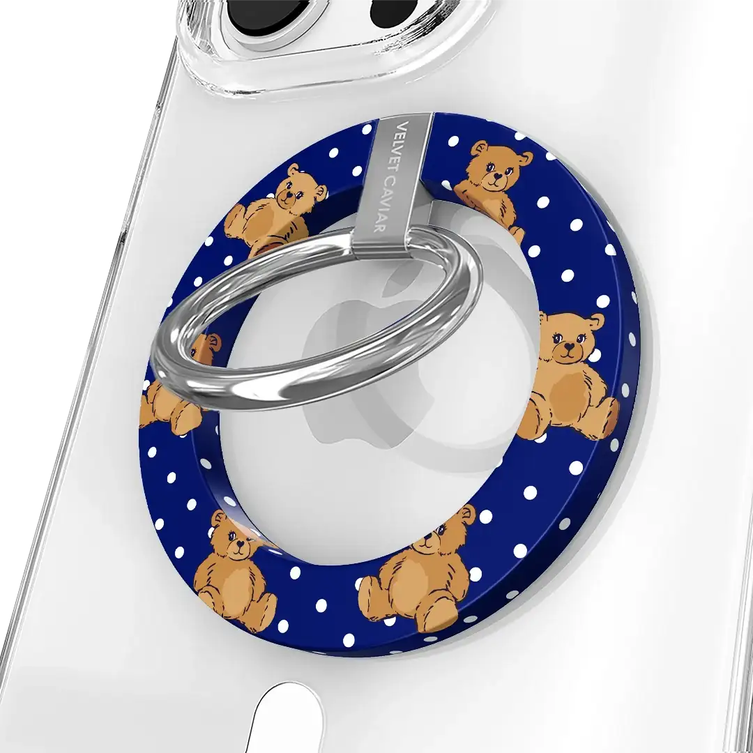 Winter Teddy MagSafe Grip Ring