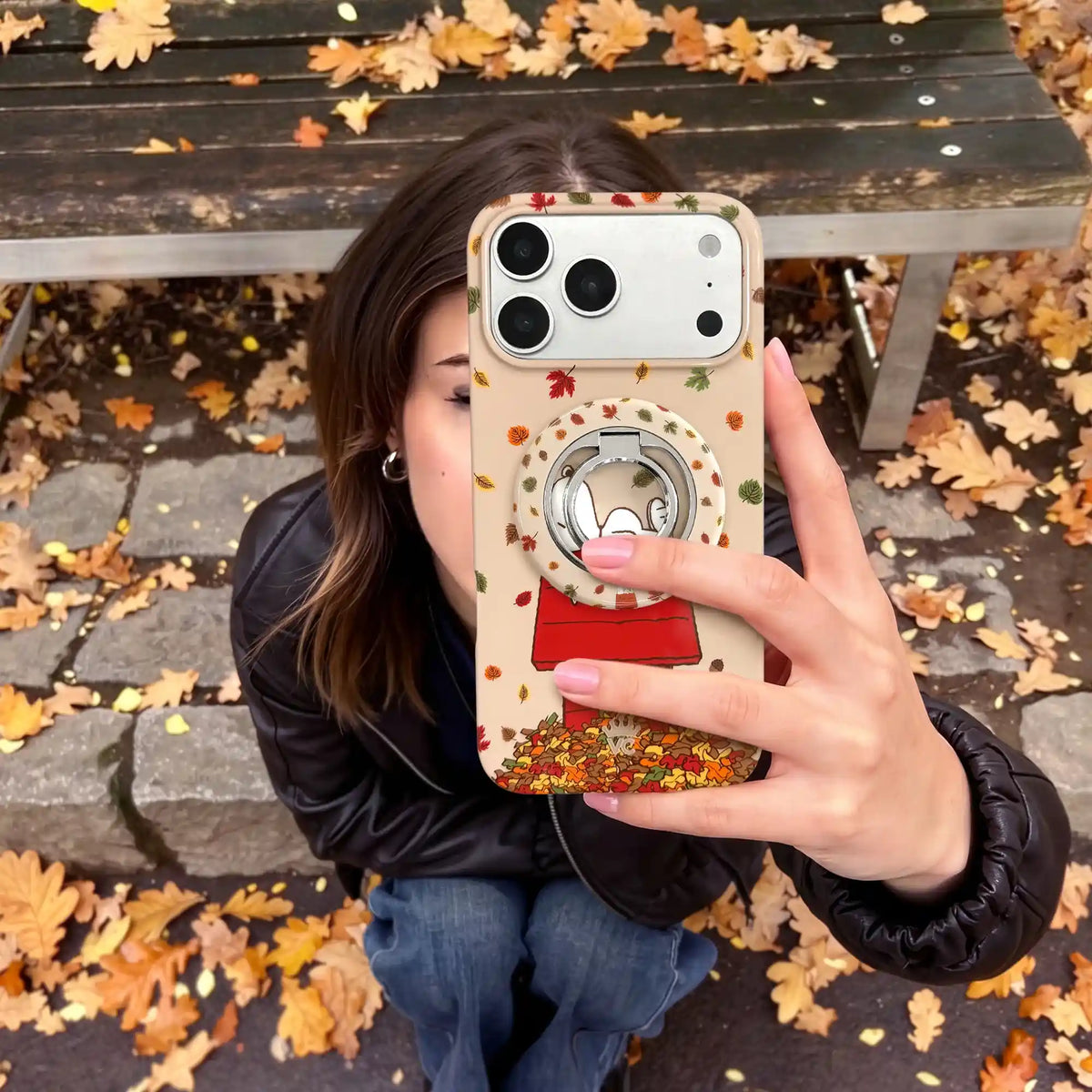 Snoopy Fall Feelings MagSafe Grip Ring