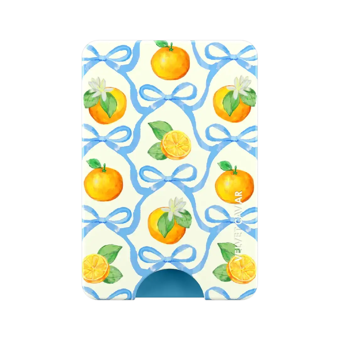 Orange Blossom MagSafe Wallet