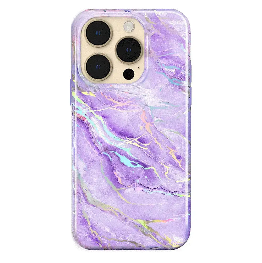 Purple Holo Moonstone iPhone Case