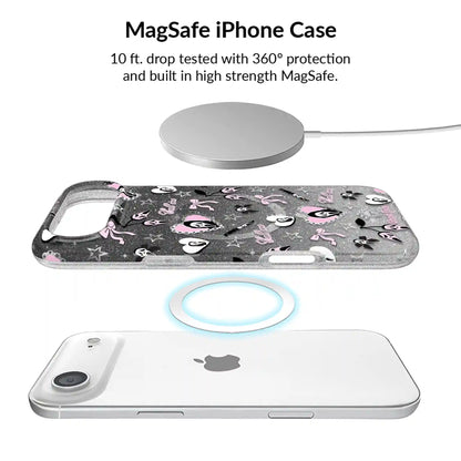 Ghost Face Goth Glitter iPhone Bundle Set