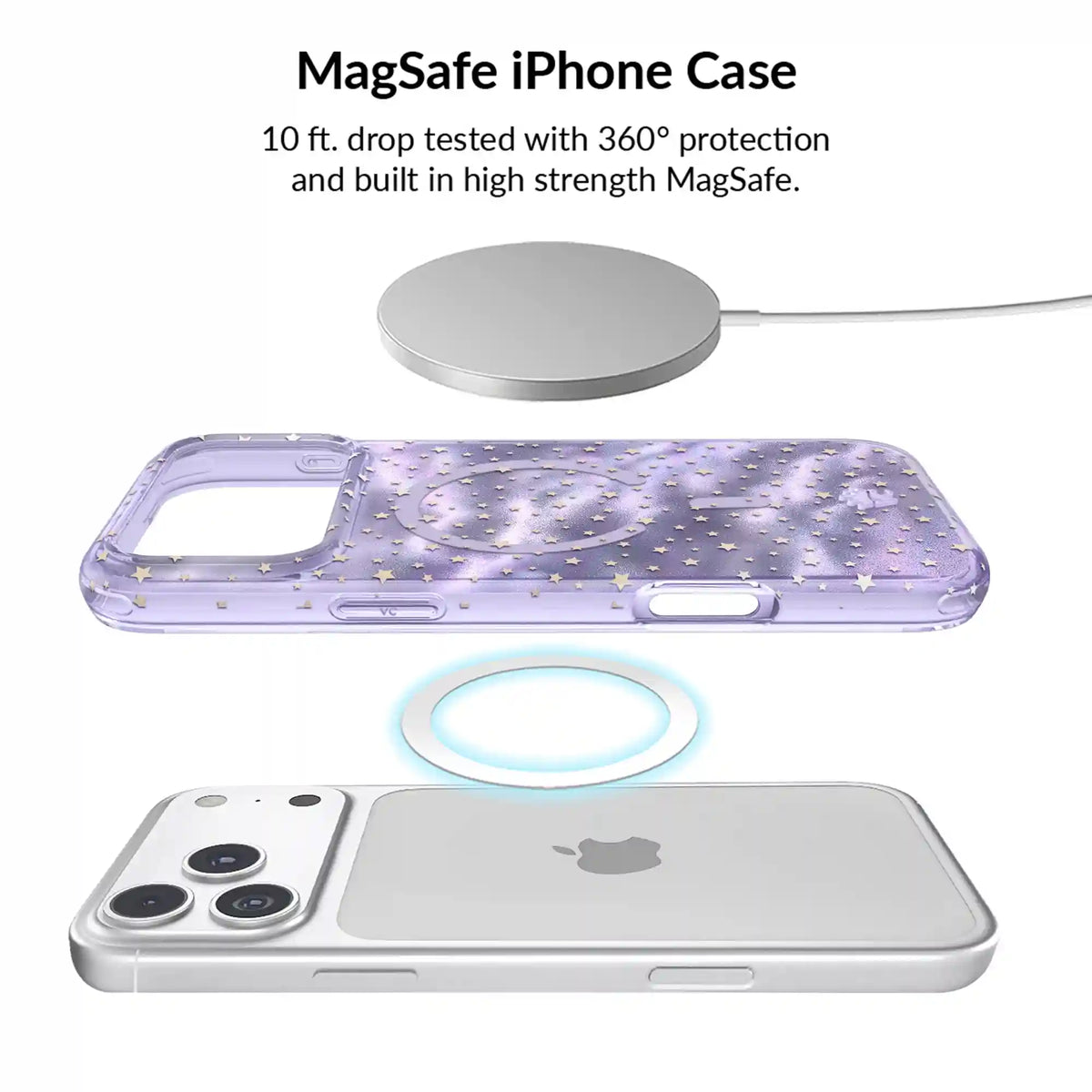 Lilac Celestial Stars iPhone Bundle Set