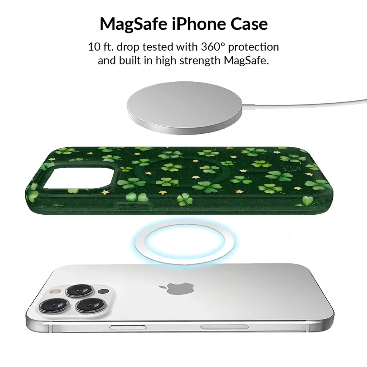 Lucky Clover Glitter iPhone Bundle Set