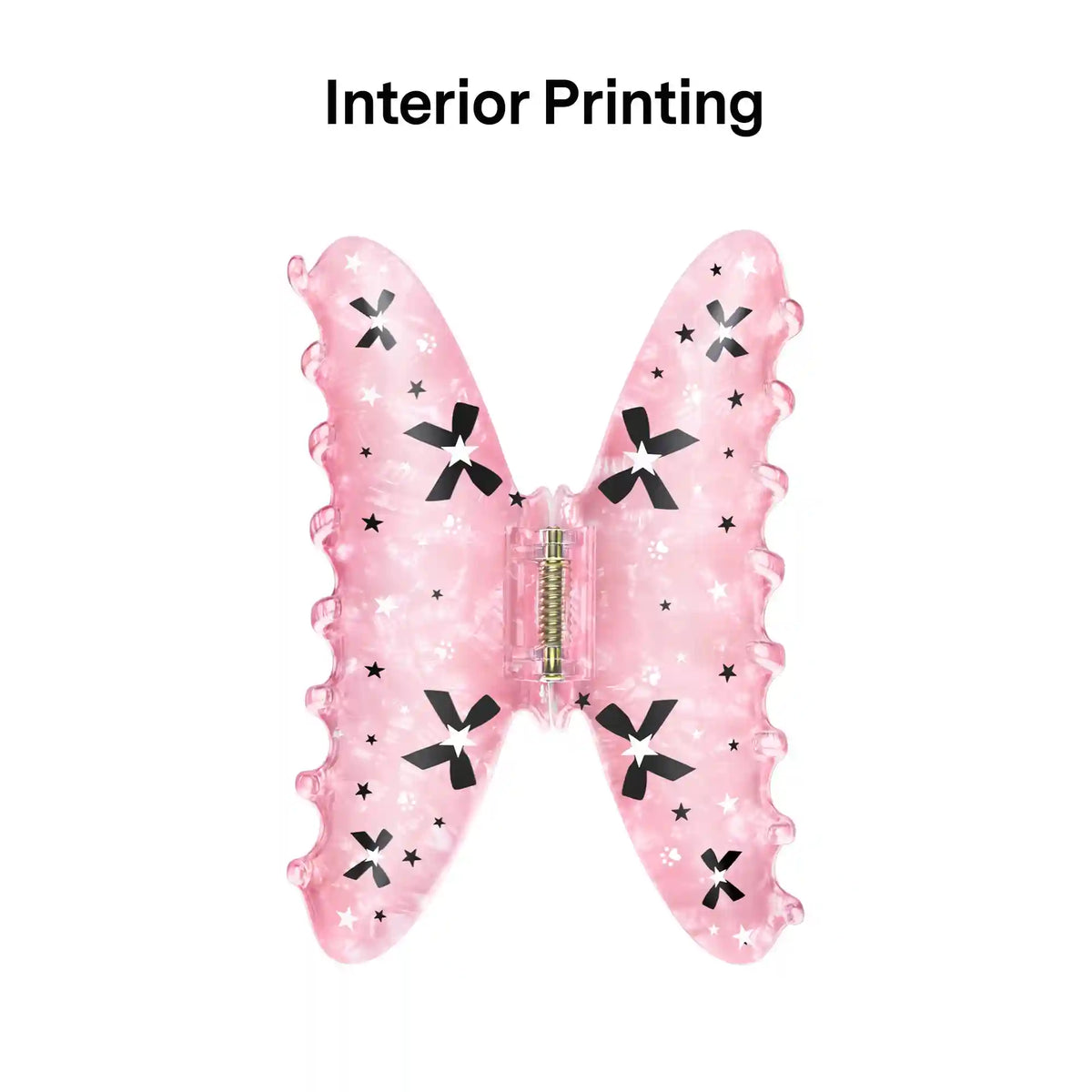 Lucky Kittens Large Hair Clip