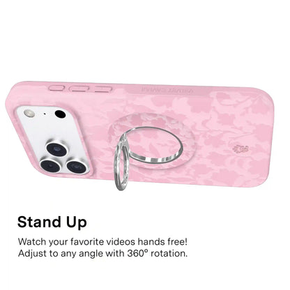 Magical Mauve Floral MagSafe Grip Ring