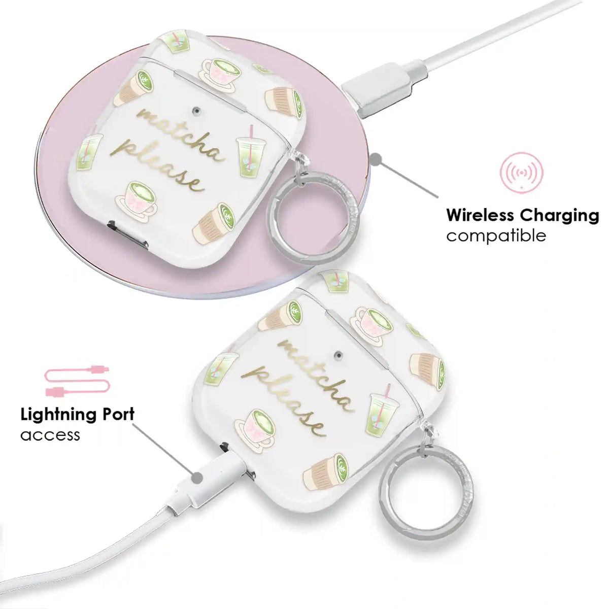 Matcha Please AirPod Case