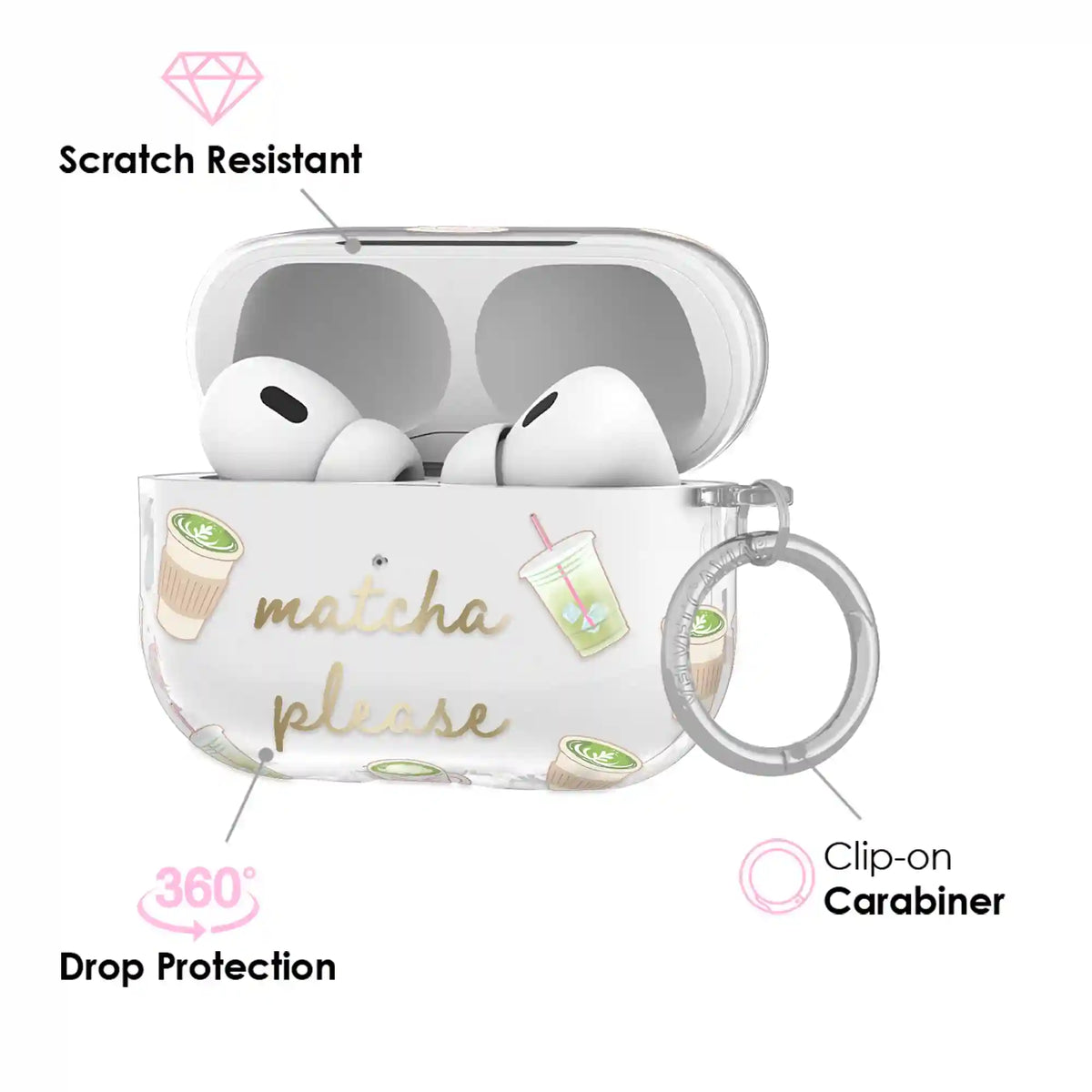 Matcha Please AirPod Case