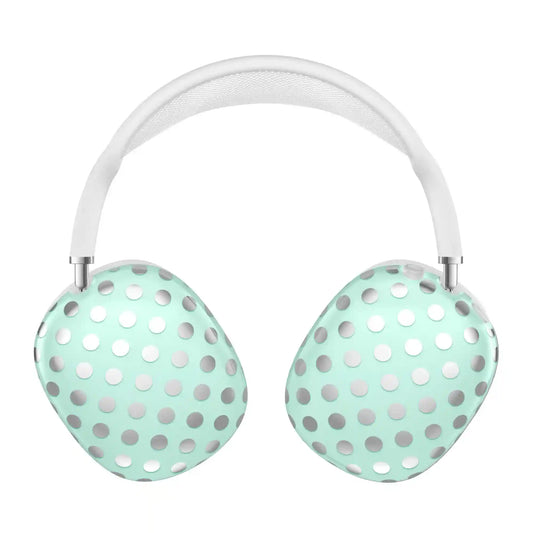 Mint Chrome Polka Dot AirPod Max Case