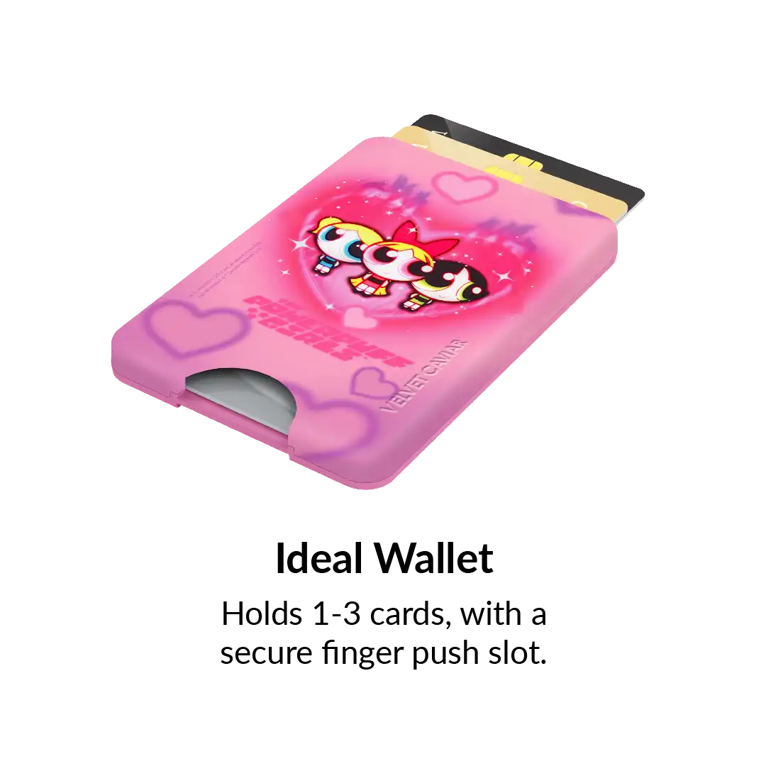The Powerpuff Girls Airbrush Hearts MagSafe Wallet