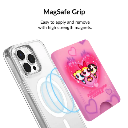 The Powerpuff Girls Airbrush Hearts MagSafe Wallet