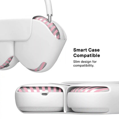 Pink Chrome Stripes AirPod Max Case