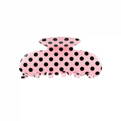 Princess Pink Polkadot Hair Clip
