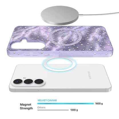 Lilac Celestial Stars Samsung Case