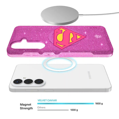 Supergirl Stardust Glitter Samsung Case