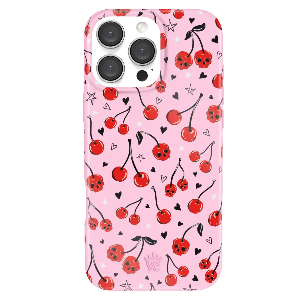 Sour Cherry Skulls iPhone Case