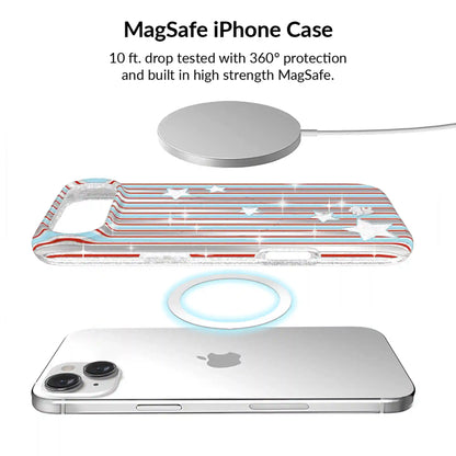 Stars & Stripes Glitter iPhone Bundle Set