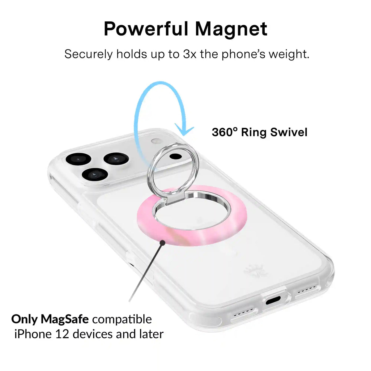 Strawberry Swirl MagSafe Grip Ring