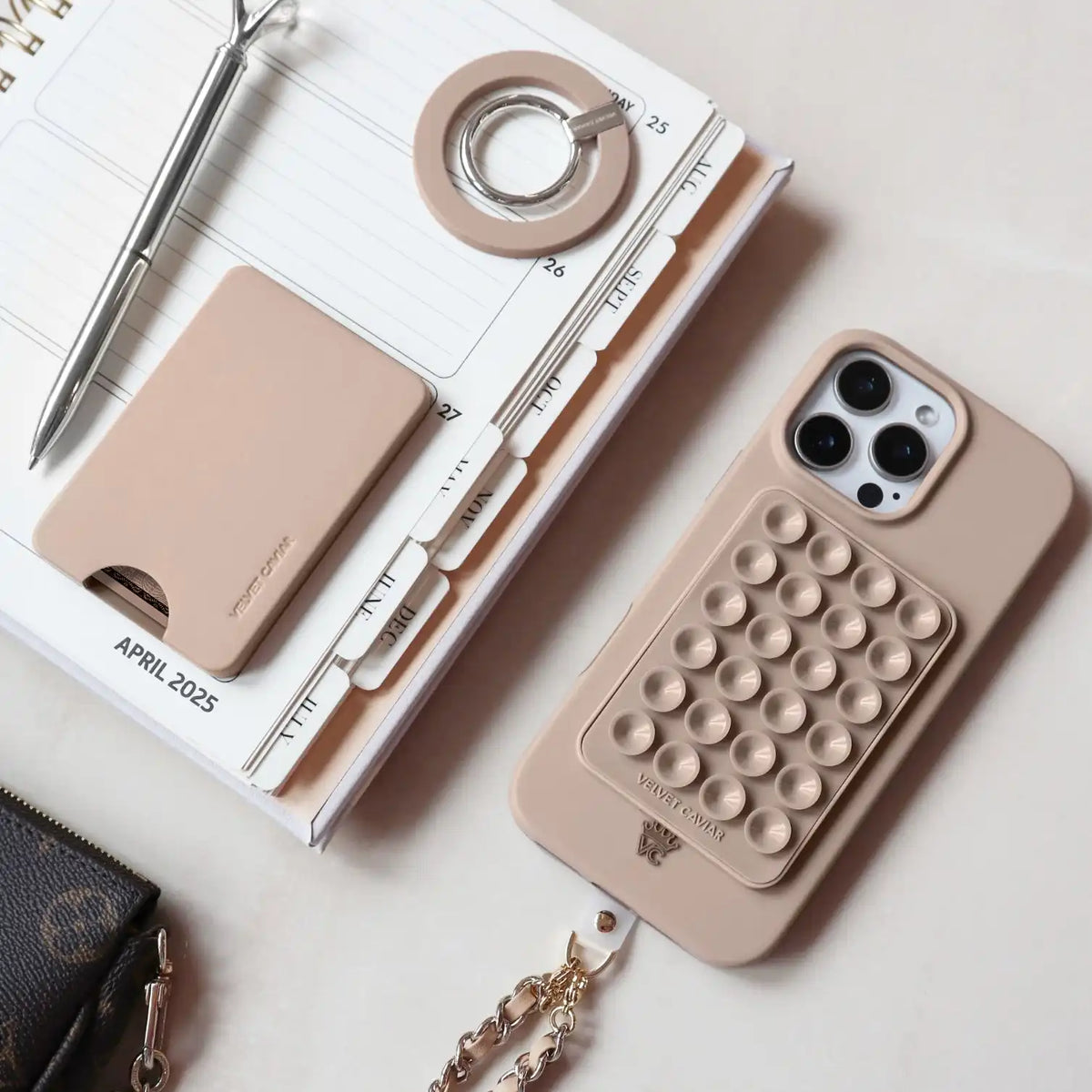 Toasted Almond MightyGrip MagSafe Mount