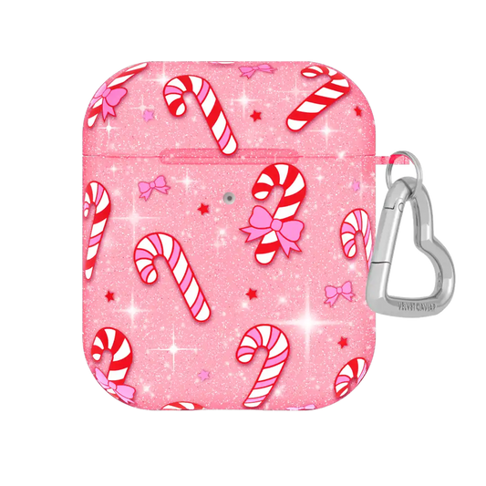 Pink Peppermint Princess AirPod Case