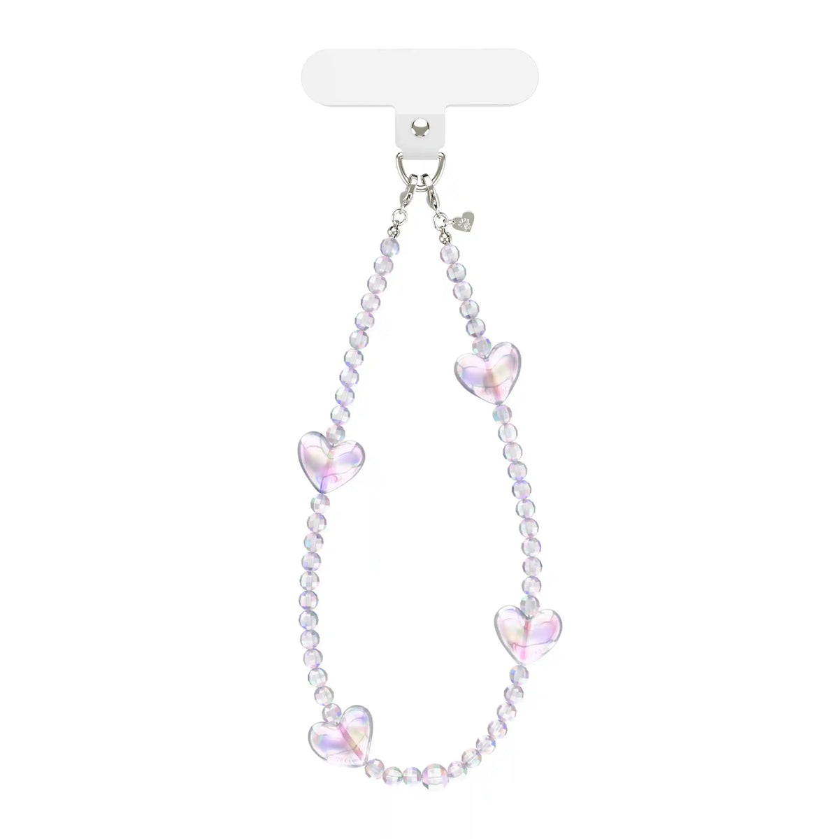Holo Heart Phone Charm