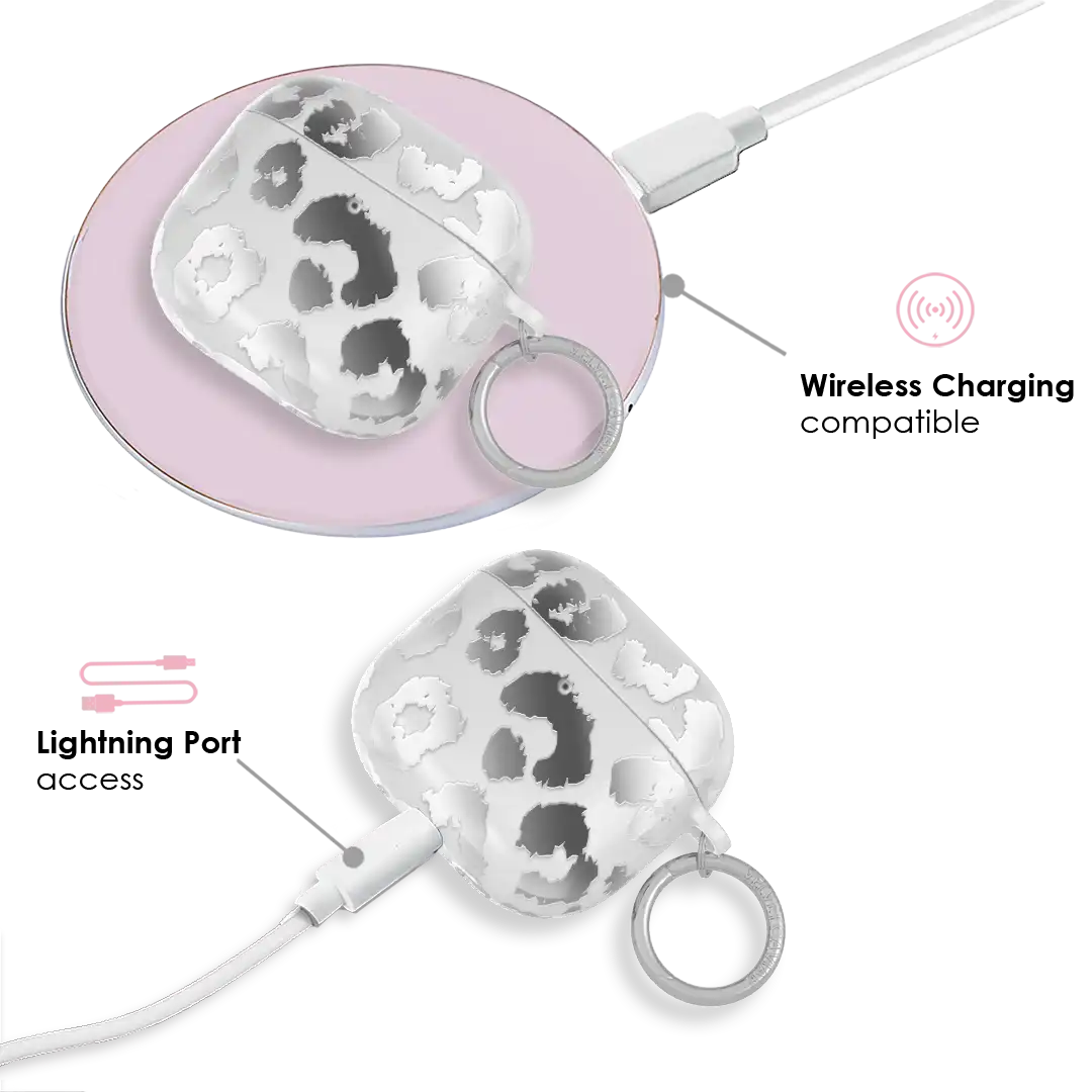 Chrome Leopard AirPod Case