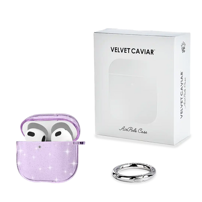 Lilac Stardust AirPod Case