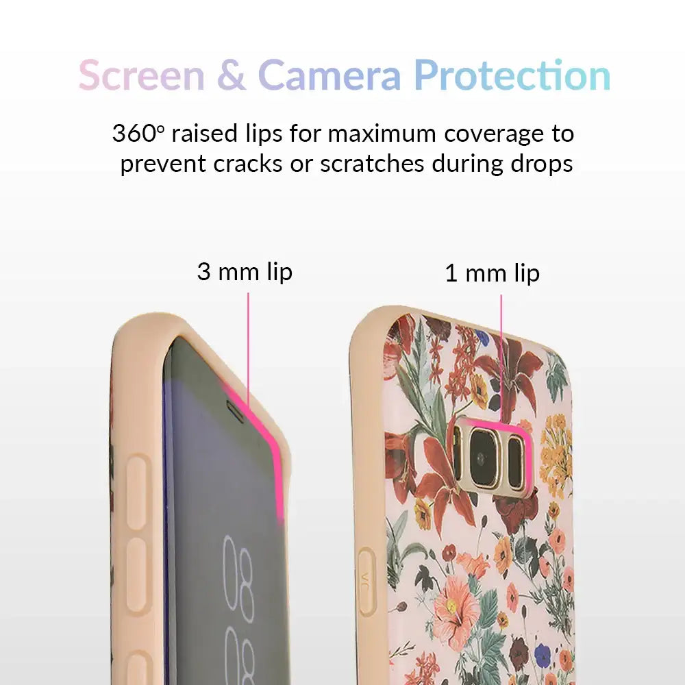 Nude Vintage Floral Samsung Galaxy Case