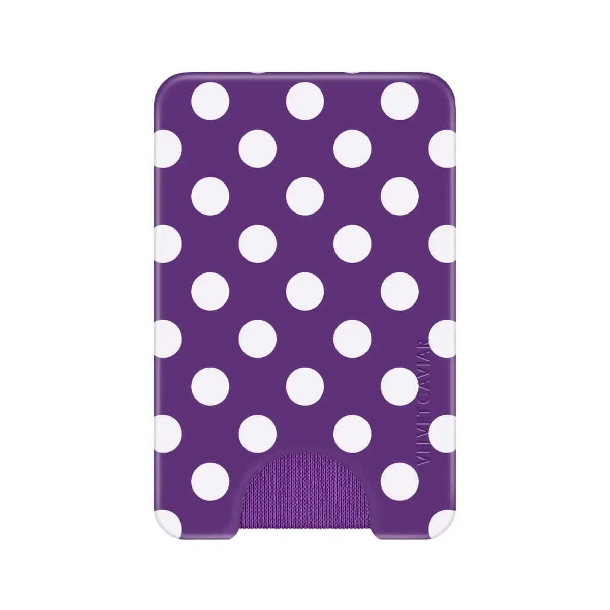Violet Glow Polka Dot MagSafe Wallet