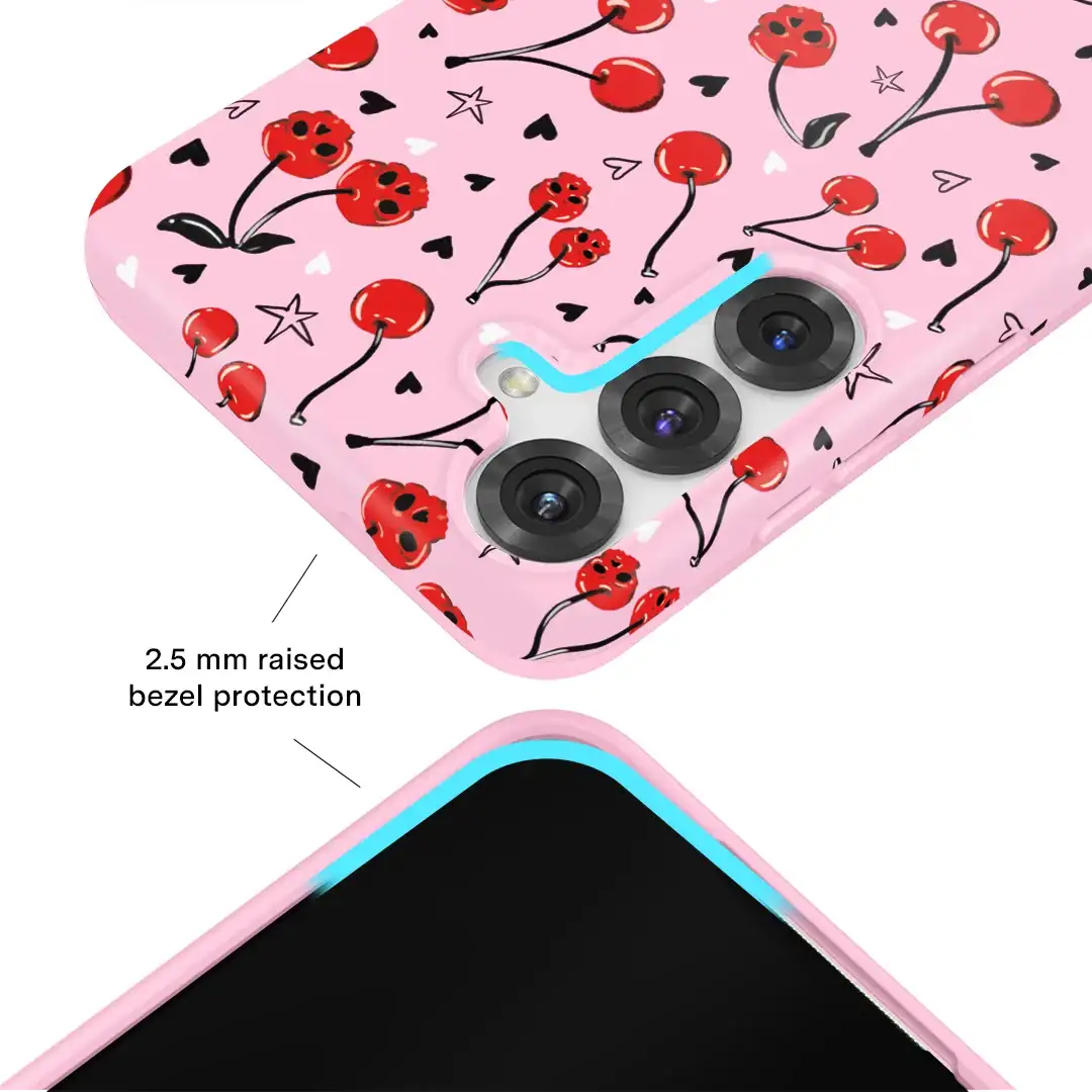 Sour Cherry Skulls Samsung Case
