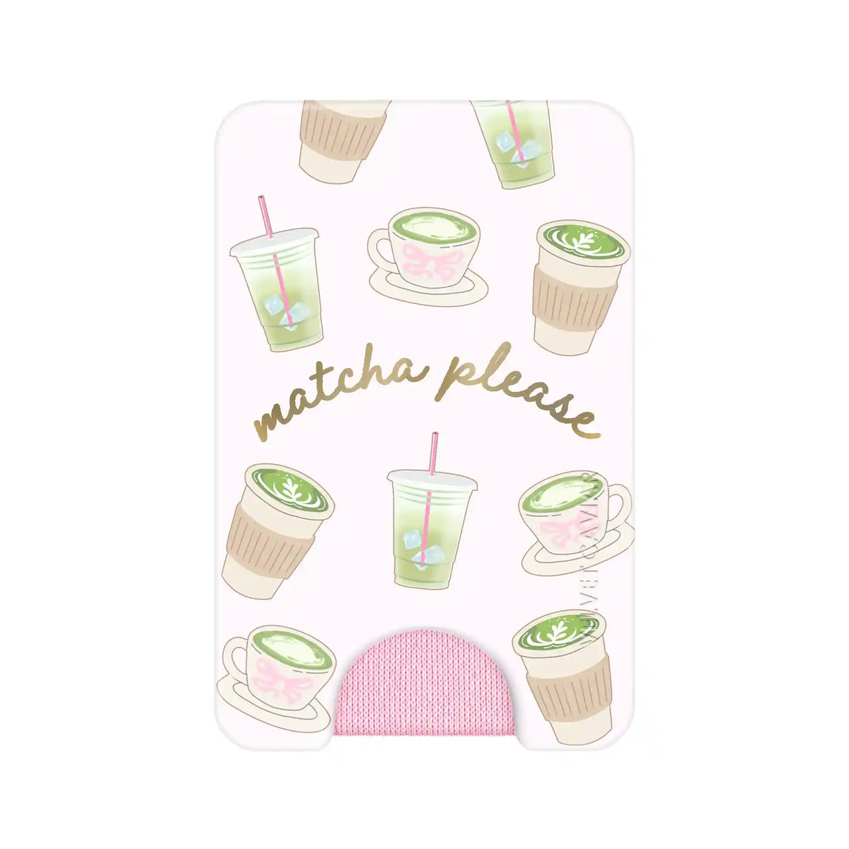 Matcha Please MagSafe Wallet