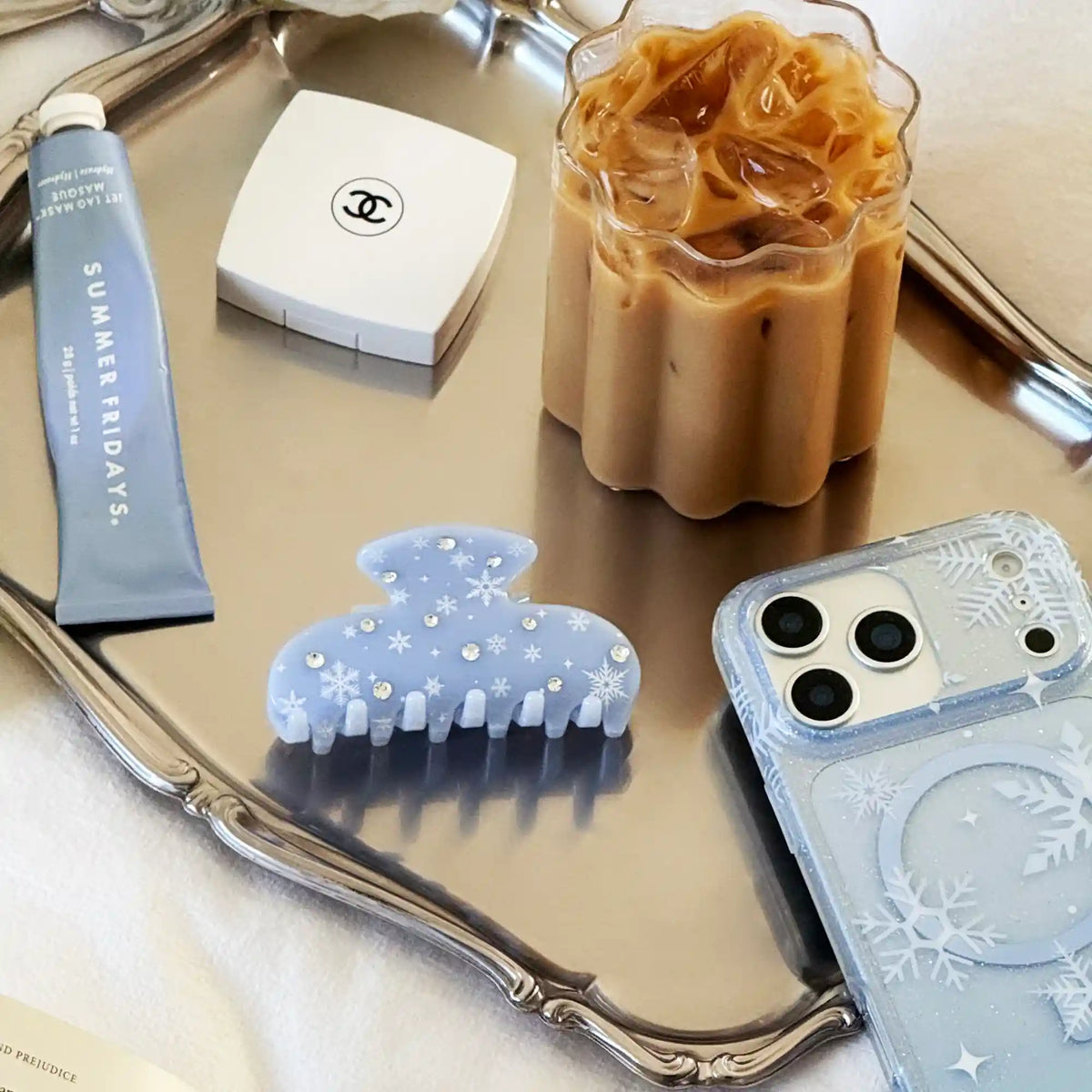 Snow Angel Hair Clip