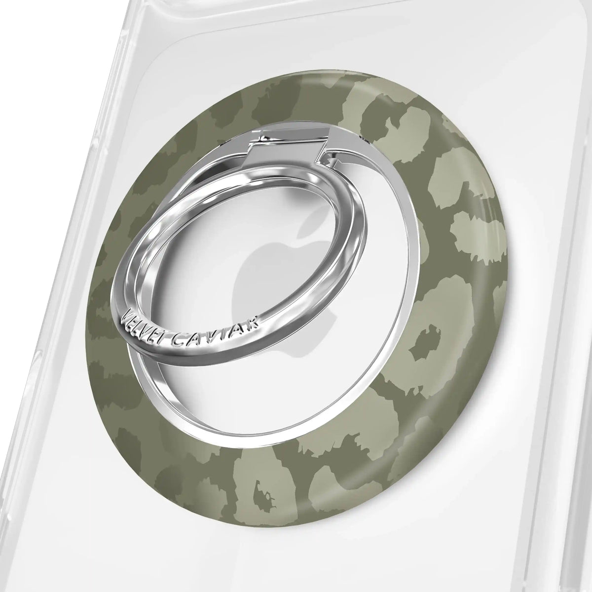 Olive Leopard MagSafe Grip Ring