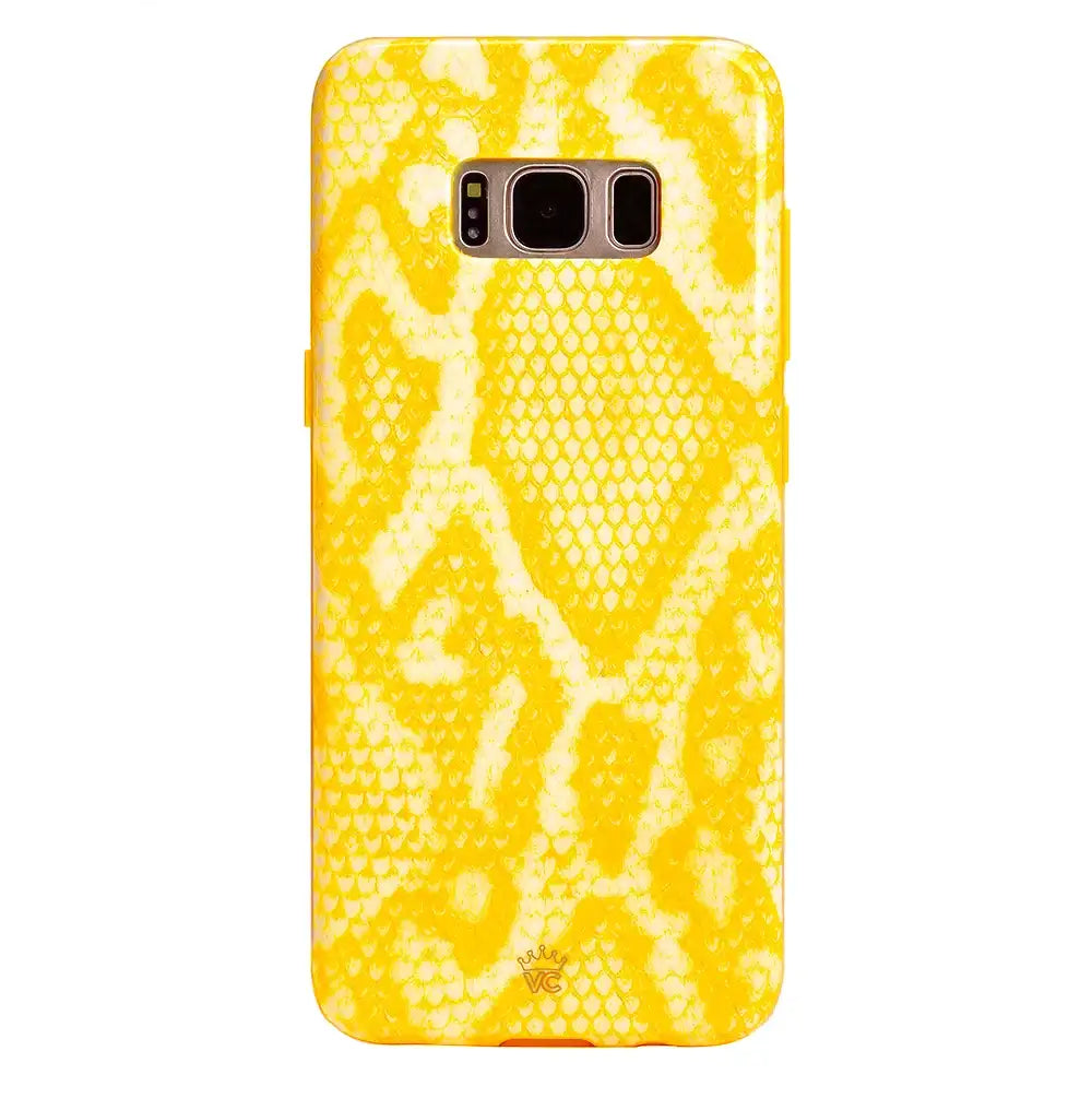 Yellow Snakeskin Samsung Galaxy Case
