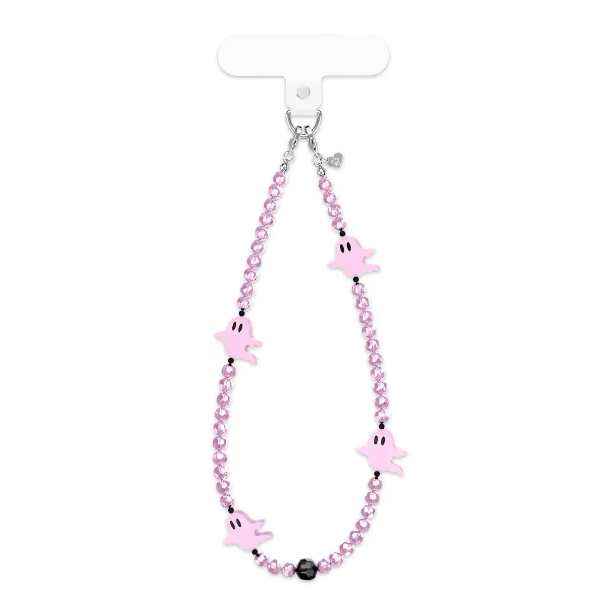 Ghosted Pink Phone Charm