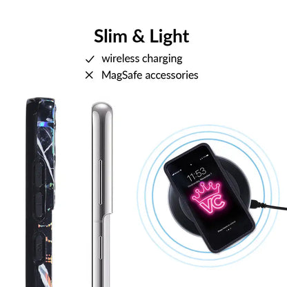 Holo Black Marble Samsung Galaxy Case