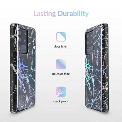 Holo Black Marble Samsung Galaxy Case
