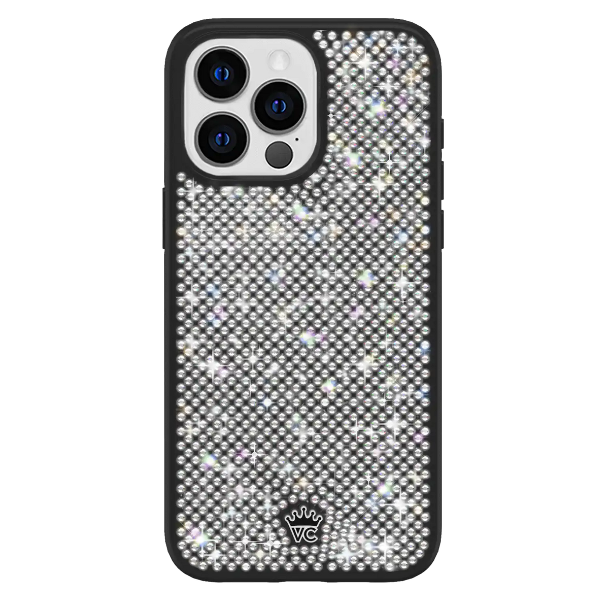 Black Caviar Crystals iPhone Case