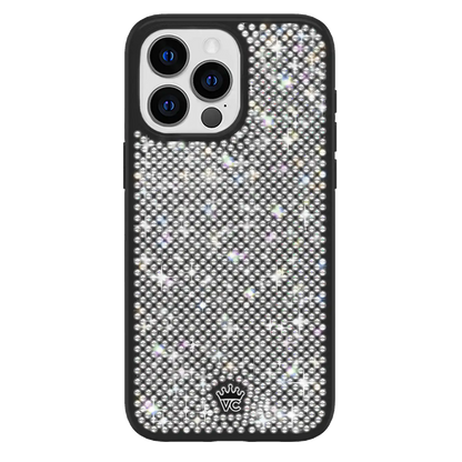 Black Caviar Crystals iPhone Case