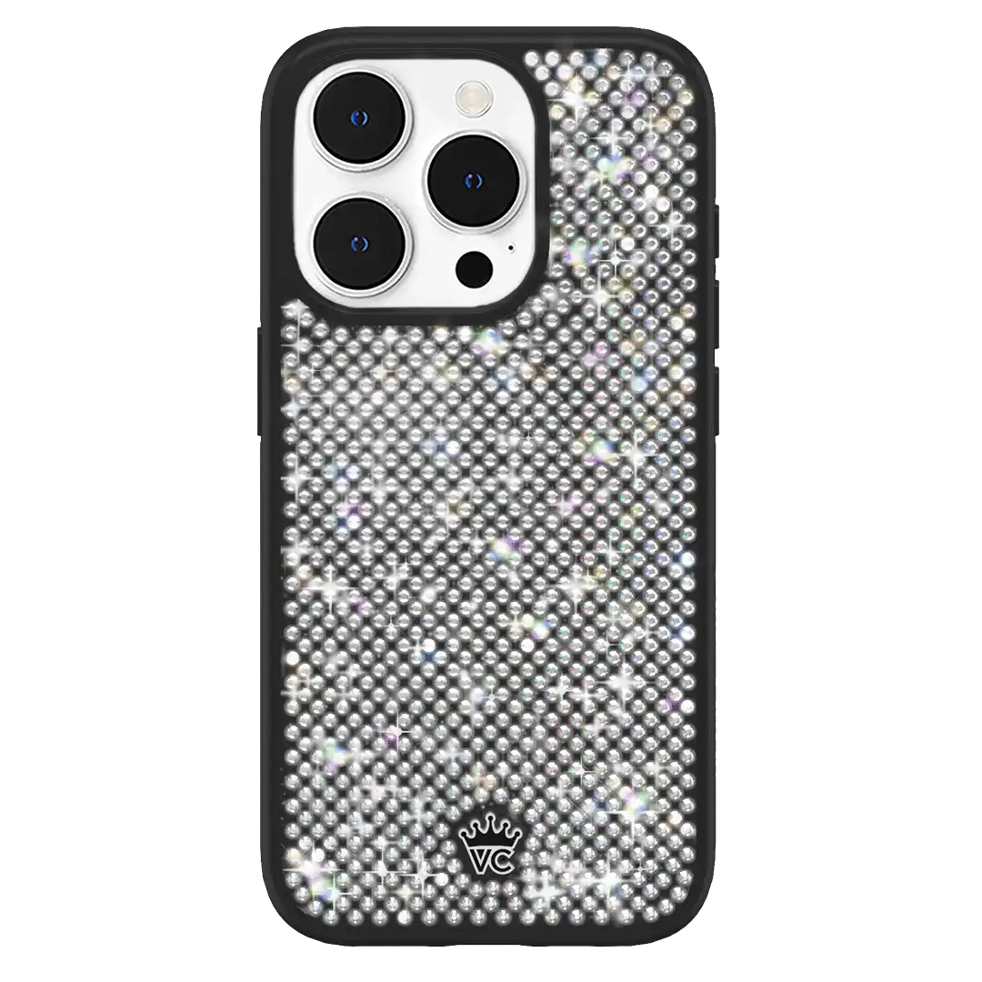 Black Caviar Crystals iPhone Case